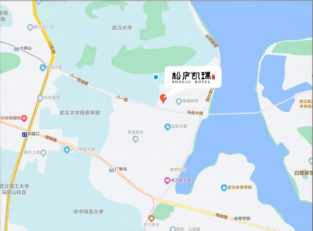 武汉全球通旅行社-武汉松庐凯瑞酒店-四星舒适 住宿 大床房