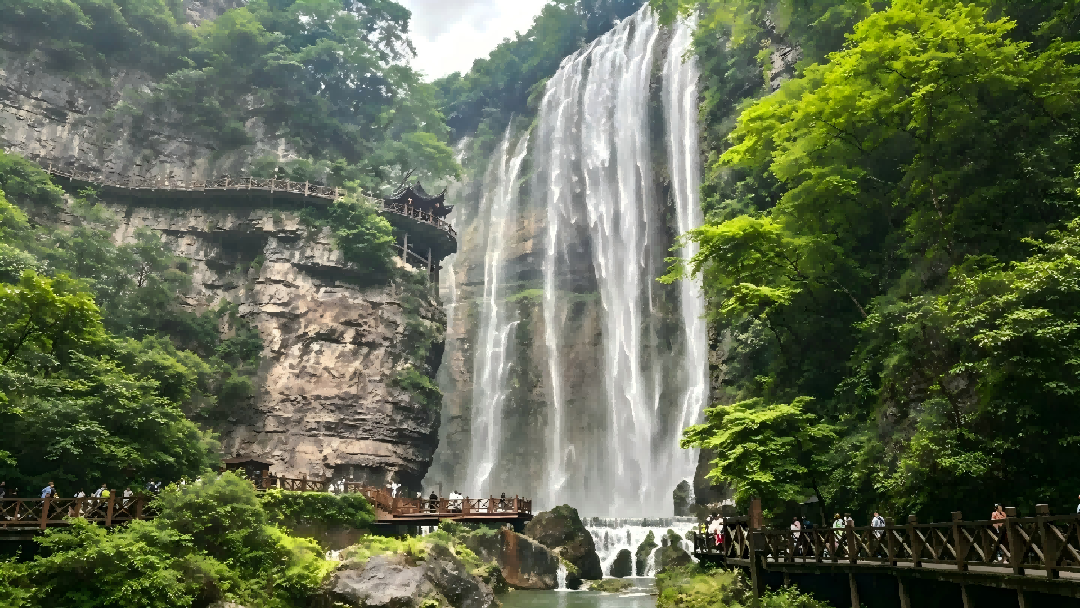 武汉全球通旅行社-大美宜昌 瀑布 高山流水