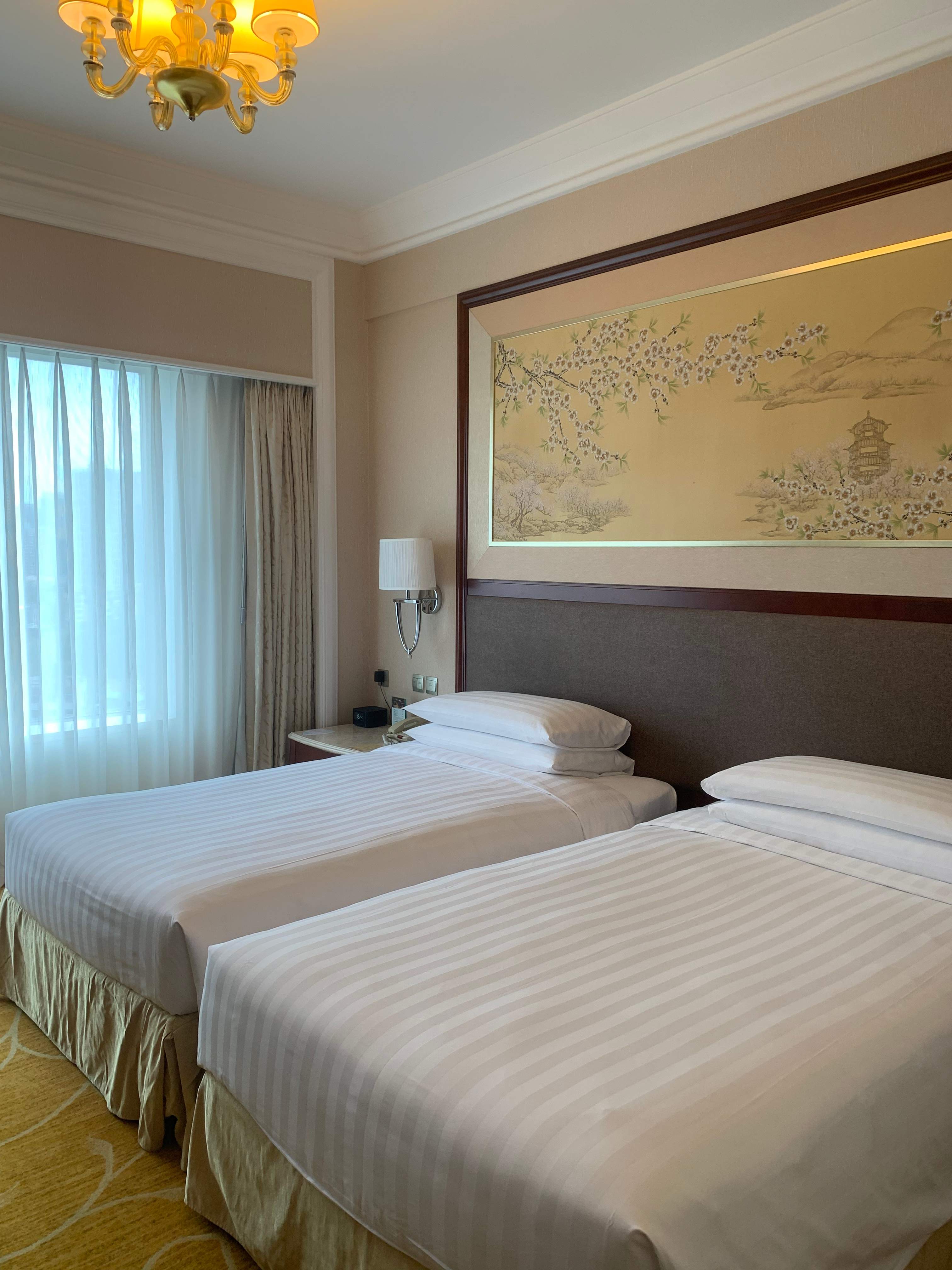 武汉全球通旅行社-香格里达大酒店 五星 五钻 豪华 舒适 大床房 标准间